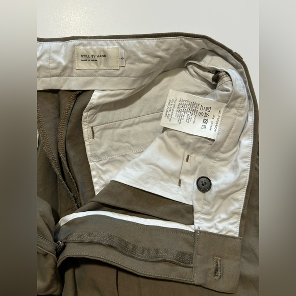 STILL BY HAND deep tuck pressed pant olive size L (34) - Picture 7 of 8